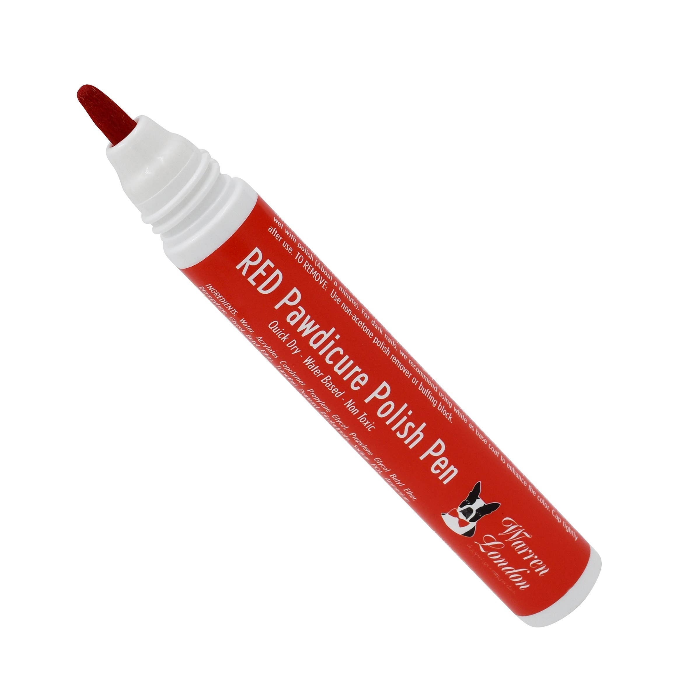 Warren London Dog Products - Pawdicure Nail Polish Pen - Quick Dry - 13 Colors: White